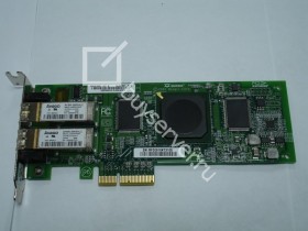 Адаптер FC PCI-E QLogic QLE2462 4GB DualPort (P/N:375-3356-02)